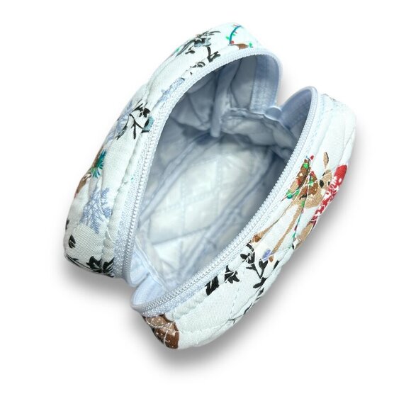 New Vera Bradley Merry Mischief Snow Day 3 Piece Cosmetic Bag Organizer Gift Set - Picture 5 of 9